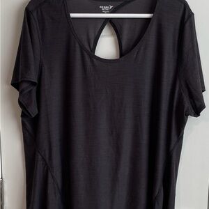 Old Navy Charcoal Gray Short Sleeve Active Top